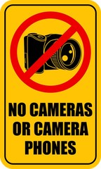 No Photo camera sign. Vector illustration.