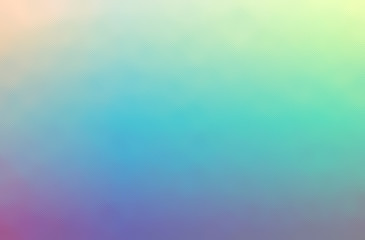 Abstract illustration of blue and green through the tiny glass background