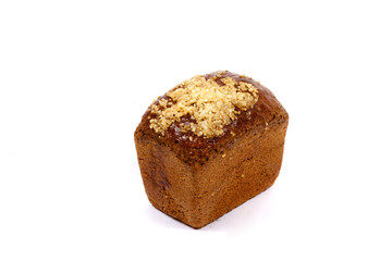 bread on white background