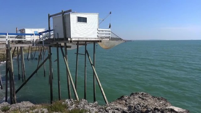 Les Carrelets du littoral atlantique - Charente Maritime, Saint Palais sur mer