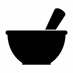 Mortar silhouette icon © luisrftc