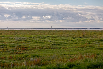 Fototapeta na wymiar Blick auf Norderney
