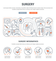 Vector Illustration of Surgery.