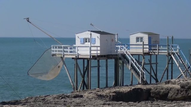 Les Carrelets du littoral atlantique - Charente Maritime, Saint Palais sur mer