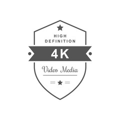 4K Television Logotype.