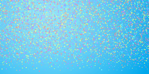 Fototapeta premium Festive confetti. Celebration stars. Colorful star