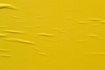 Yellow creased poster texture
