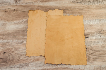 papyrus on the table