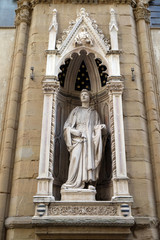 Saint Philip by Nanni di Banco, Orsanmichele Church in Florence, Tuscany, Italy