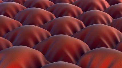 Obraz premium 3d rendering. Abstract cloth background.