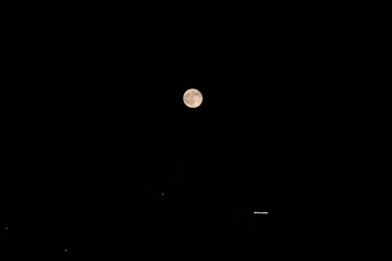 full moon in the sky