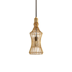 Ceiling or hanging lamp for interior decoration with clipping path.3d rendering.
