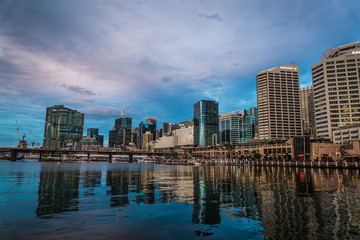 Fototapeta na wymiar Darling Harbour, Sydney, NSW, Australia