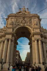 Obraz premium Praça do comércio lisboa portugal