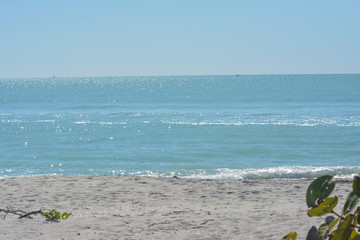 Florida Gulf Coast beach in Stump Pass Beach State Park.