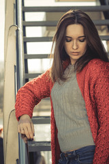 portrait of young woman