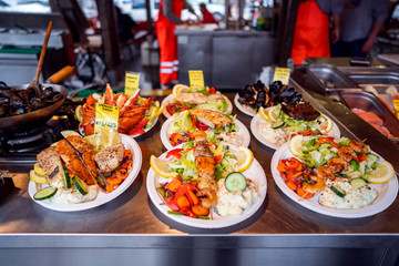 Fish market fast food
