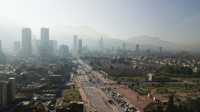 Panor&aacute;mica del centro de Bogot&aacute;