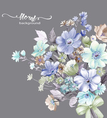 Beautilful watercolor flowr