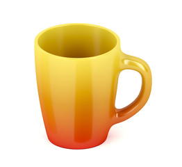 Colorful ceramic mug
