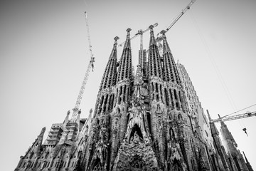Vue de la sagrada familia