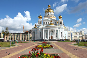 The Cathedral of St. Theodore Ushakov in Saransk, Russia
