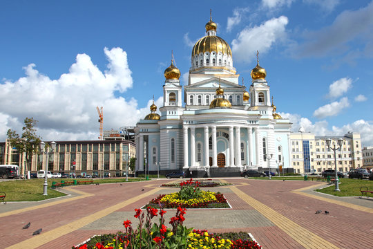 The Cathedral of St. Theodore Ushakov in Saransk, Russia