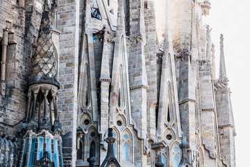 Vue de la sagrada familia