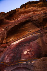 Petra is a famous archaeological site in Jordan's southwestern desert. Dating to around 300 B.C.