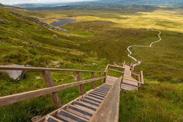 stairs to the mountain
