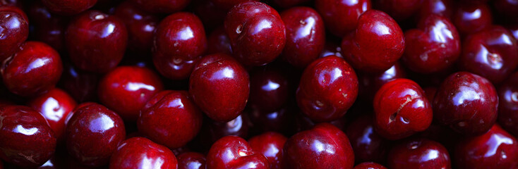 cherry red, close-up as background