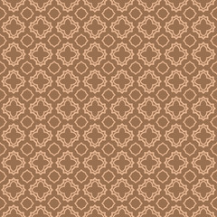 Abstract Classic Geometric Pattern Paper For Background, Print paper. Vector Illustration. Dark beige color