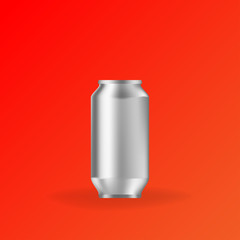 Soda can mockup Vector