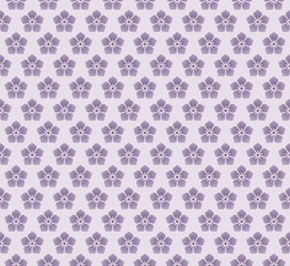 Seamless balloon flower Pattern, Japanese Pattern, Vector Graphics, 桔梗模様
