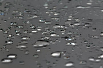 Fototapeta na wymiar rain drops background and bokeh