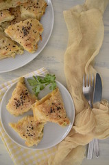 breakfast, homemade patty in plate