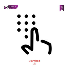 Outline dial  icon isolated on white background. Best modern. Graphic design, mobile application, beauty icons 2019 year, user interface. Editable stroke. EPS10 format vector illustration