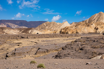 Amazing landscape and geological formations in Death valley national park, USA