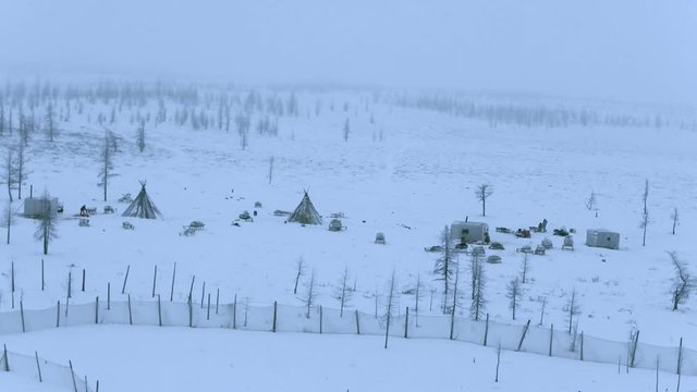 A village of reindeer herders