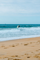 Surfer in Frankreich