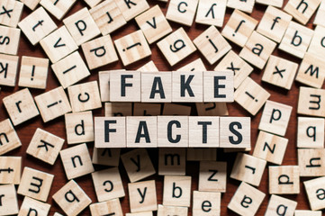 Fake Facts word concept
