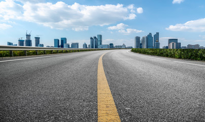 Urban Road, Highway and Construction Skyline..