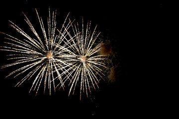 fireworks on the beach