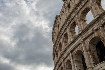 Detail of Rome Coliseum