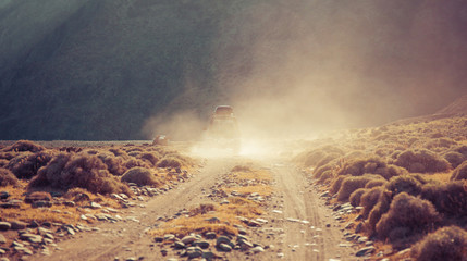 Dirt road rally background