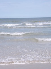 waves on the beach