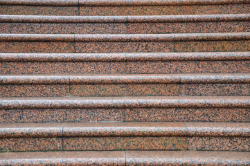 Texture of granite steps