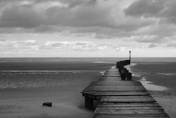 Black and White jetty