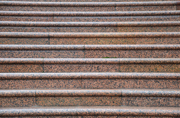 Texture of granite steps