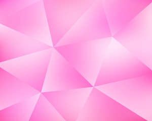 Abstract pink geometric background from triangles.